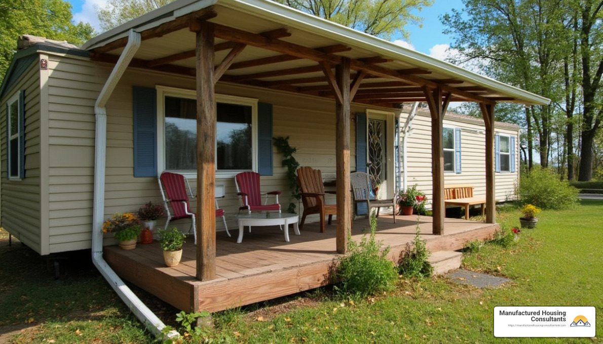 mobile homes with porches
