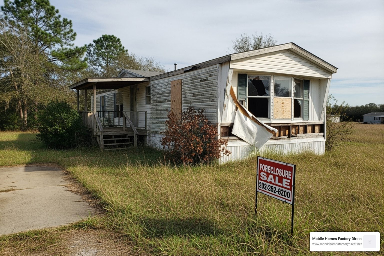 foreclosed manufactured homes