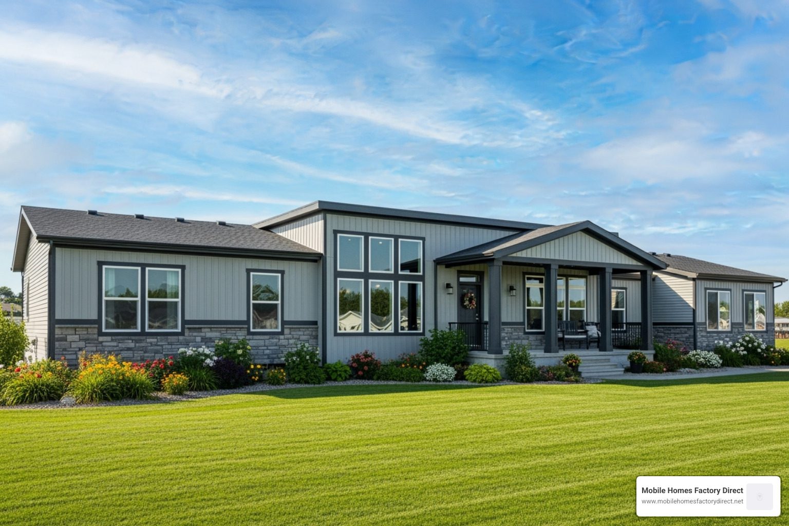 largest triple wide mobile homes