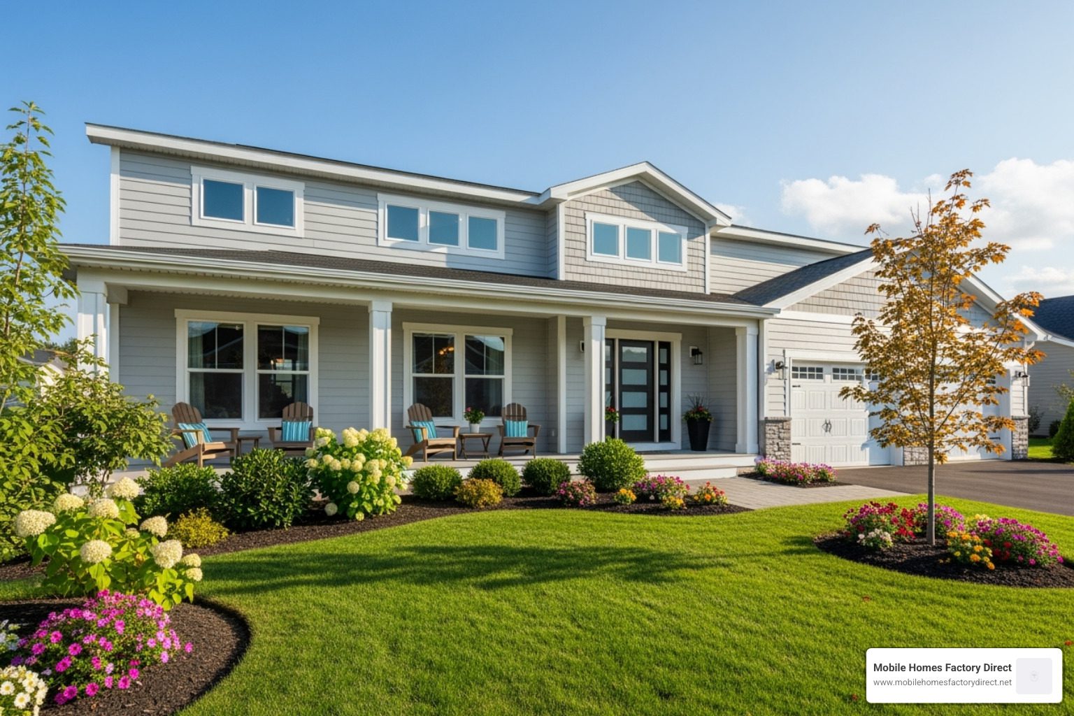 triple wide mobile home with 2 master suites